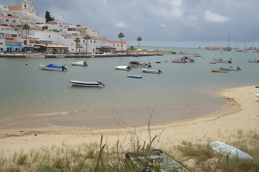 Ferragudo harbour, opposite Portimao. For a good dinner with seafood