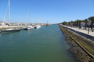 Lagos Marina along the boulevard, Meia Praia harbour