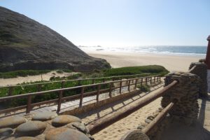 The rugged west coast of the Algarve where our holiday accommodations are.